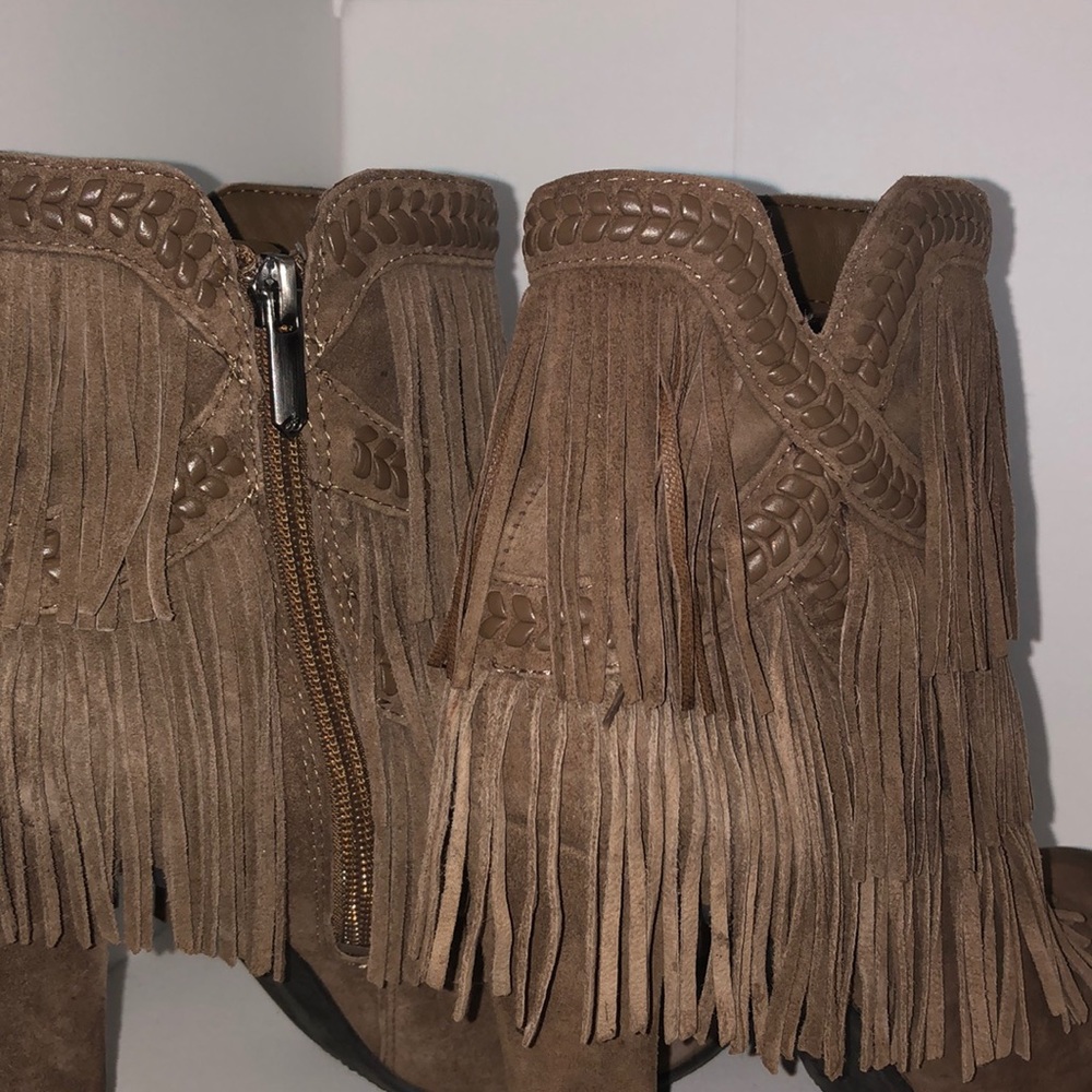 Sam Edelman Fringe Booties - Picture 4 of 7